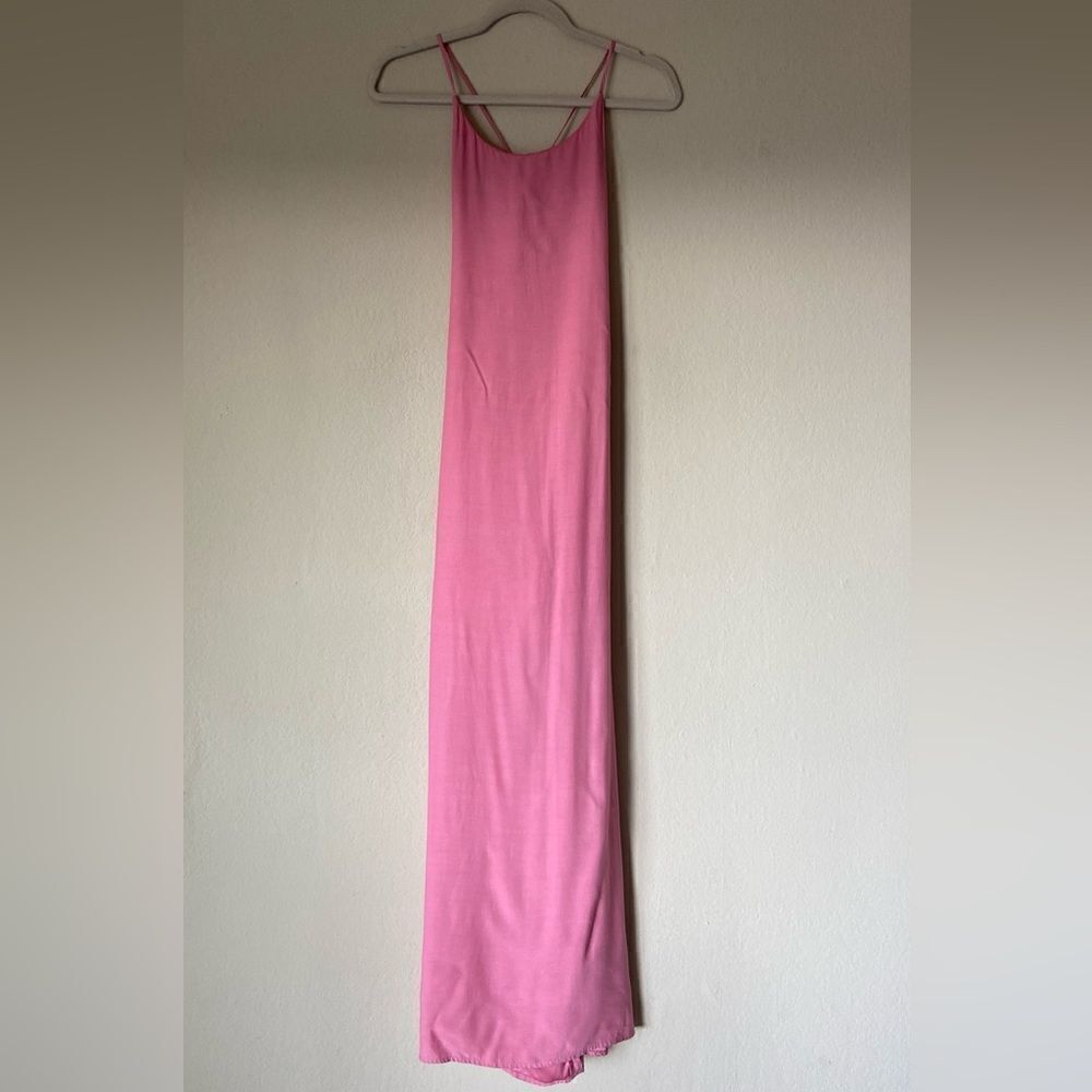 Staud Maxi Pink Dress Size S - Picture 6 of 9